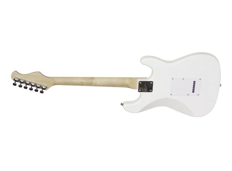 DIMAVERY ST-203 E-Guitar LH, white